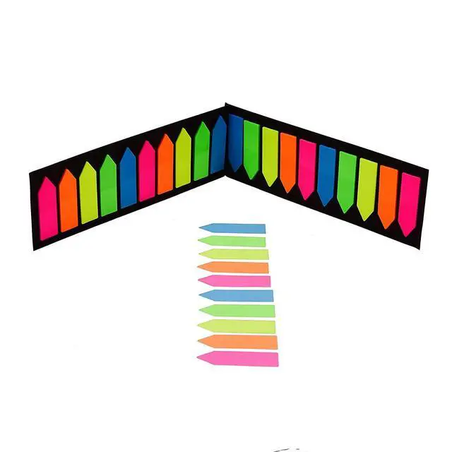 Alt view image 7 of 7 - Count Neon Color Tape Flag, Page Markers, Index Tab Flags