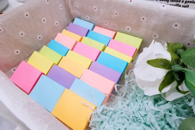 Alt view image 3 of 6 - (24 Pads) Sticky Notes 1.5 x 2 in, 8 Colors Post Self Sticky Notes Pad Its | Bright Post Stickies Colorful Sticky Notes for Office, Home, School, Meeting, 75 Sheets/pad