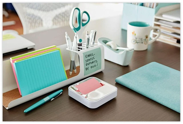 Alt view image 2 of 7 - Pop-up Notes, 3 x 3 in, Assorted Alternating Colors, 12 Pads School Supplies, Office Products, Accordion Sticky Notes work with Pop-Up Note Dispenser