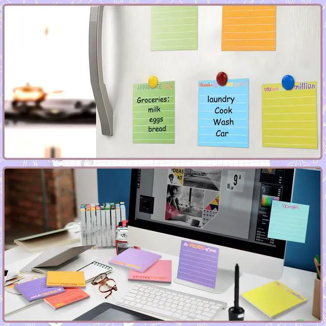 Alt view image 7 of 7 - Sticky Notes Gifts Bulk,Appreciation,Dark Color