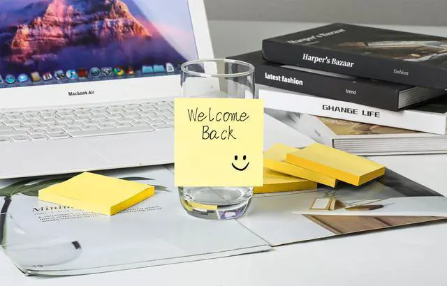 Alt view image 4 of 7 - Pop Up Sticky Notes 3x3 Refills, Yellow Strong Adhesive Post, Suitable for Home, Office, School, Clean Removal