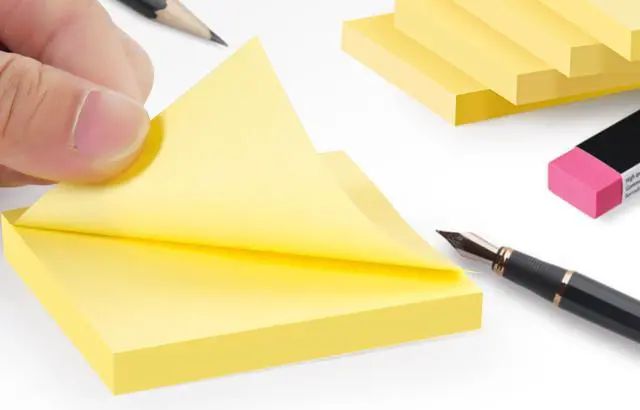 Alt view image 3 of 7 - Pop Up Sticky Notes 3x3 Refills, Yellow Strong Adhesive Post, Suitable for Home, Office, School, Clean Removal