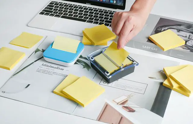 Alt view image 7 of 7 - Pop Up Sticky Notes 3x3 Refills, Yellow Strong Adhesive Post, Suitable for Home, Office, School, Clean Removal