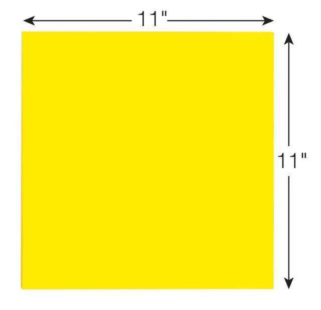 Alt view image 7 of 7 - Super Sticky Big Notes, 11 in. x 11 in., Extra Large Sticky Notes Yellow, 1 Pad, 30 Sheets, Great for Vision Boards, Creative Projects, Study Spaces, Group Brainstorming, and More