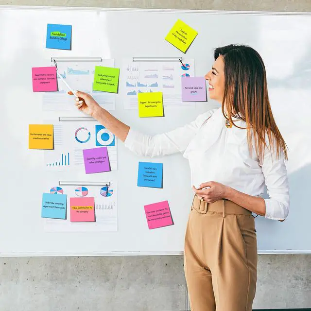Alt view image 5 of 7 - 3x3 Sticky Notes 36 Pads, 9 Bright Colors Self-Adhesive Memo Pads, Strong Adhesive, Perfect for Office Desk, Home Reminders, School, Notebooks
