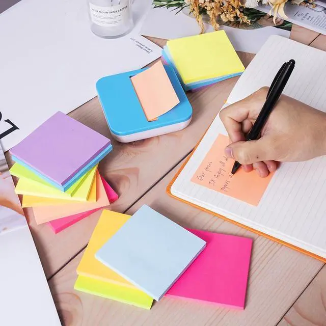 Alt view image 5 of 7 - Pop Up Sticky Notes 3x3 in Accordion Stickies,Bright Colors