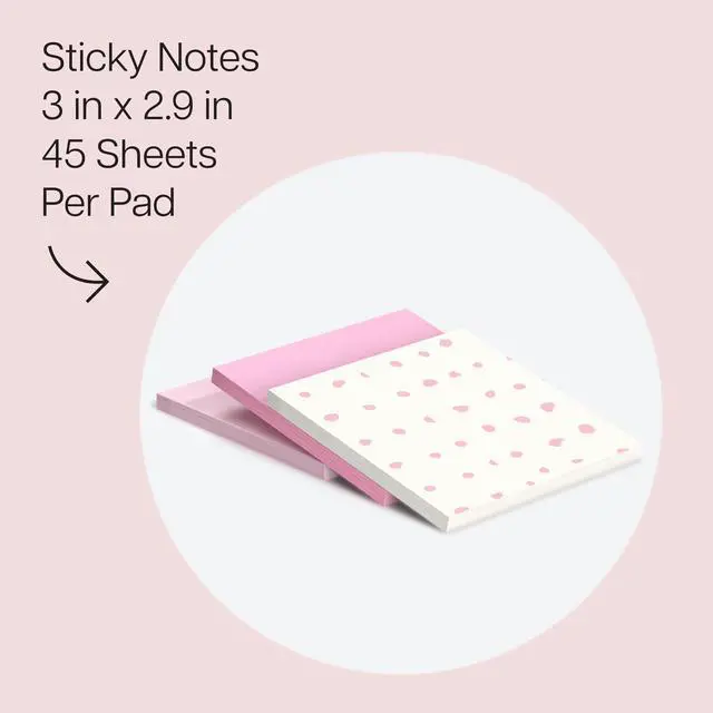 Alt view image 2 of 6 - Polished Patterns, 3 x 3 in, 3 Sticky Notes Pads