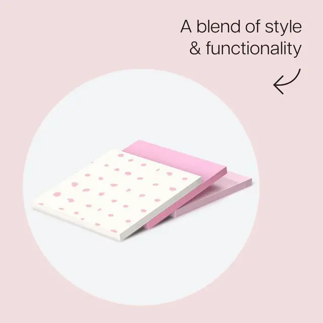 Alt view image 5 of 6 - Polished Patterns, 3 x 3 in, 3 Sticky Notes Pads