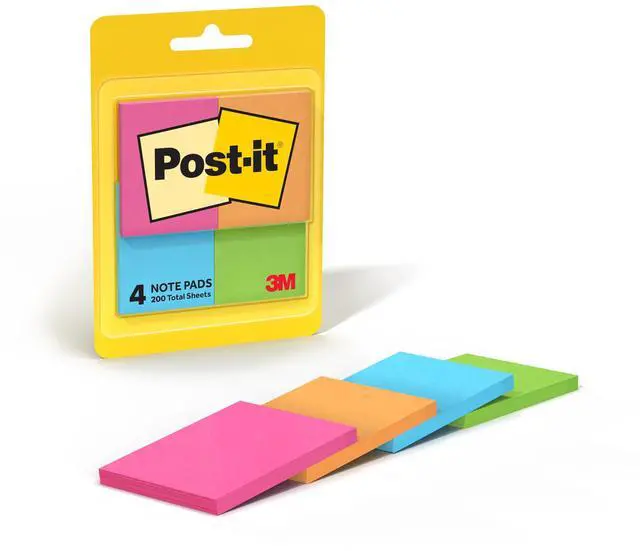 Main image of Notes, 1.38 x 1.88 in, Poptimistic Collection, 4 Pads