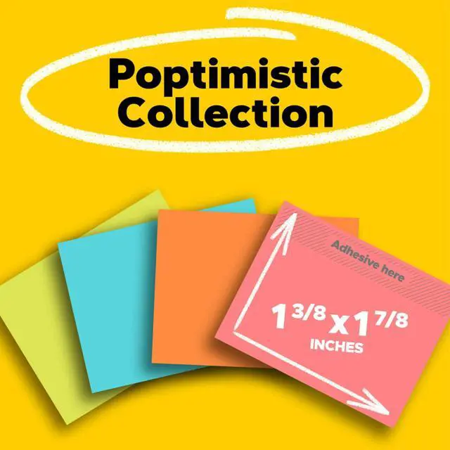 Alt view image 2 of 7 - Notes, 1.38 x 1.88 in, Poptimistic Collection, 4 Pads