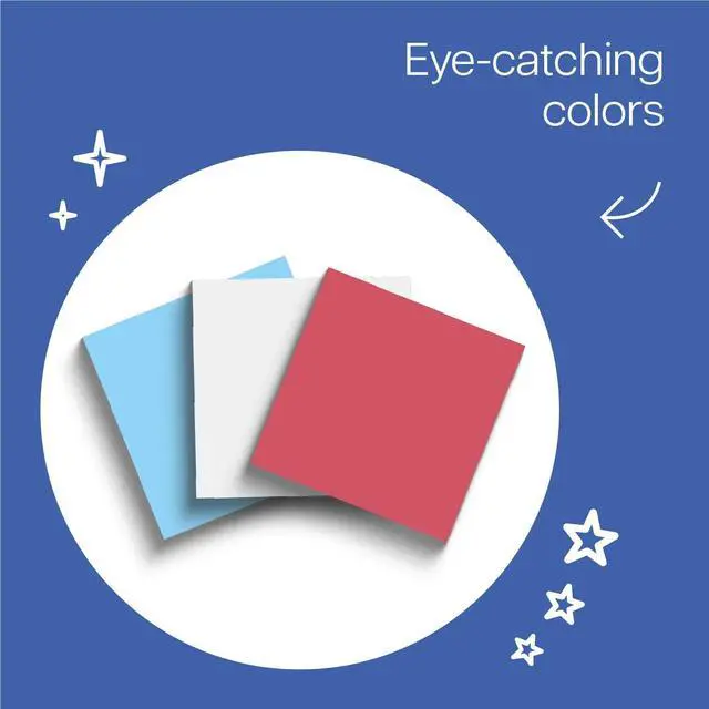 Alt view image 6 of 7 - Super Sticky Notes, 3 x 3 in, Multicolor, 3 Pack