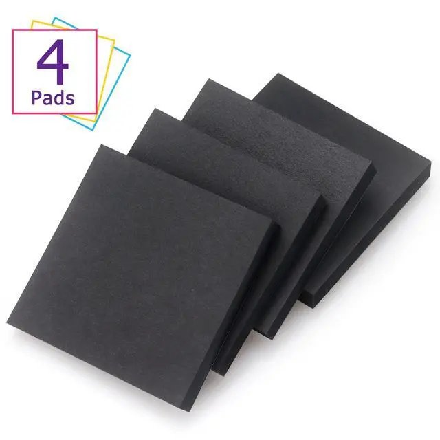 Alt view image 2 of 7 - Sticky Notes 3x3 inch, Self-Adhesive, 4 Pads, 90 Sheets/Pad
