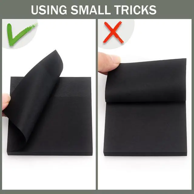 Alt view image 5 of 7 - Sticky Notes 3x3 inch, Self-Adhesive, 4 Pads, 90 Sheets/Pad