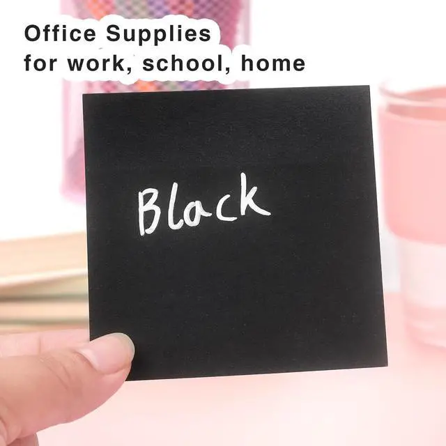 Alt view image 6 of 7 - Sticky Notes 3x3 inch, Self-Adhesive, 4 Pads, 90 Sheets/Pad