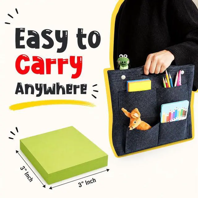 Alt view image 3 of 7 - Sticky Notes 3x3, 24 Pads/2400 Sheets, Strong Self-Adhesive Note Pads