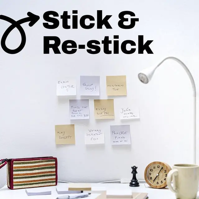 Alt view image 5 of 7 - Super Sticky Notes, 4 x 6 in, Neutrality, 3 Lined Pads