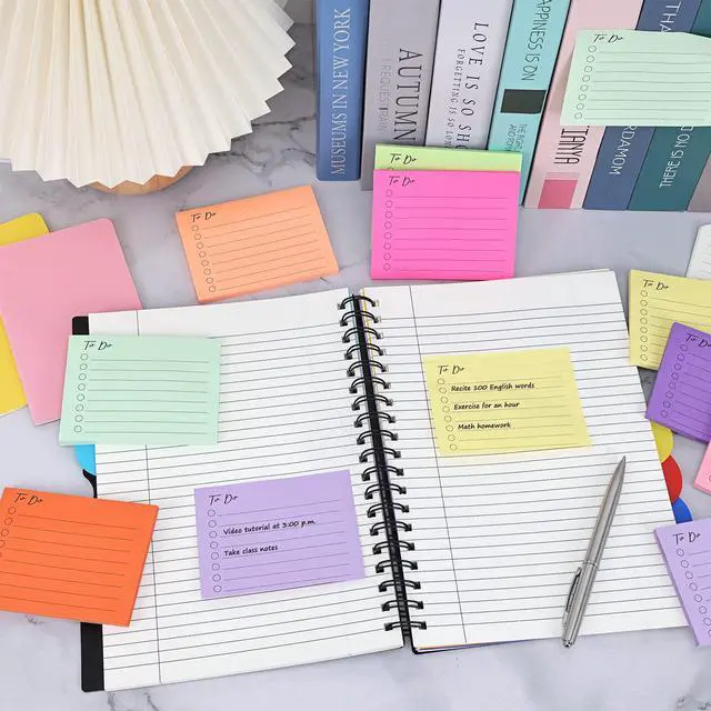 Alt view image 6 of 7 - to Do List Lined Sticky Notes 3x4 Inch 500 Sheets