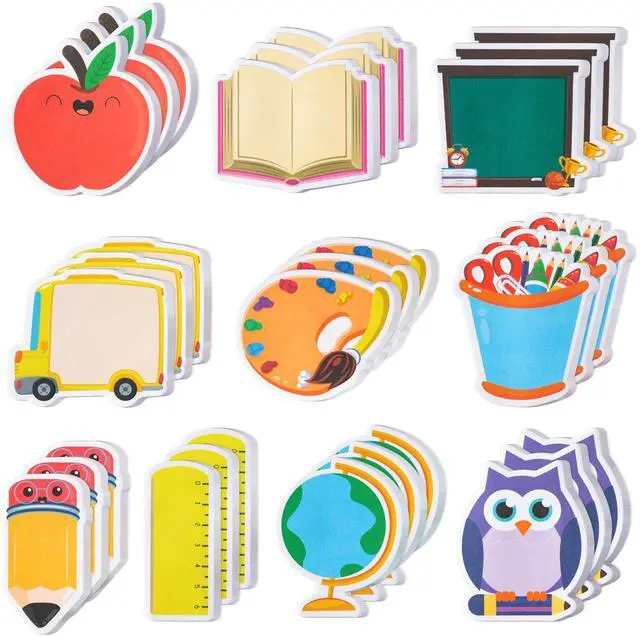 Main image of Back to School Sticky Notes Classroom Office Home Supplies