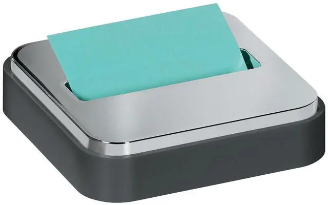 Main image of Note Dispenser, Black Base, 1 Dispenser, 1 Pad, 45 Sheets/Pad