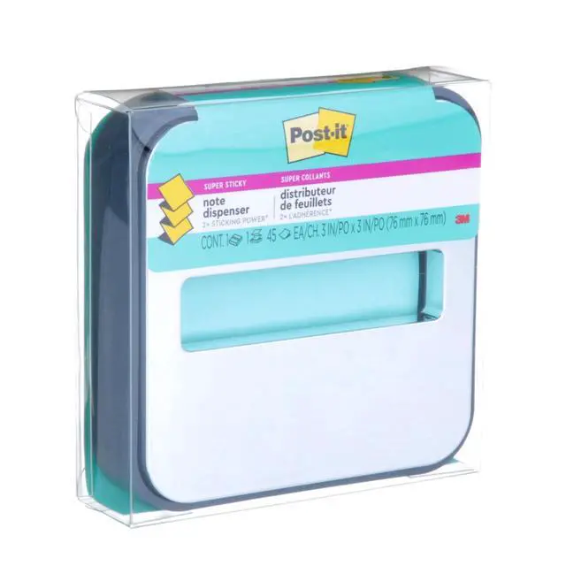 Alt view image 3 of 7 - Note Dispenser, Black Base, 1 Dispenser, 1 Pad, 45 Sheets/Pad