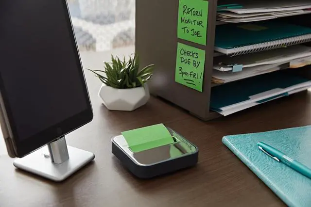 Alt view image 7 of 7 - Note Dispenser, Black Base, 1 Dispenser, 1 Pad, 45 Sheets/Pad