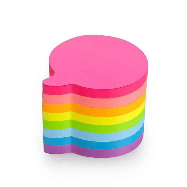 Alt view image 3 of 7 - Bubble Shape Sticky Notes 8 Bright Colors, 600 Sheets