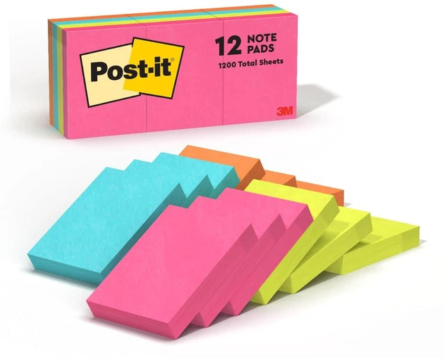 Main image of Notes, 1.38 x 1.88 in, Poptimistic Collection, 12 Pads