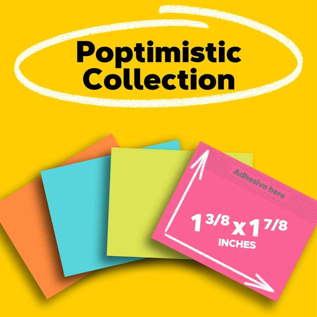 Alt view image 3 of 7 - Notes, 1.38 x 1.88 in, Poptimistic Collection, 12 Pads