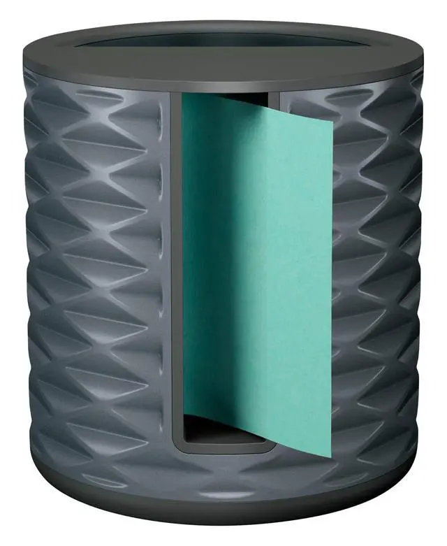 Alt view image 3 of 6 - Note Dispenser, Geometric Design, 1 Dispenser, 1 Pad, 45 Sheets