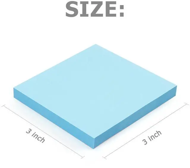 Alt view image 2 of 7 - Sticky Notes 3x3 in, Bright Colors Self-Stick Pads, 8 Pads, 85 Sheets/Pad