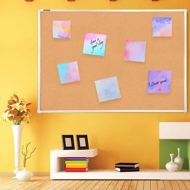 Alt view image 6 of 7 - 12 Pads Pop up Sticky Notes, 3x3 Cute Gradient Watercolor Self Stick Notes Pads, Multi Color Super Adhesive Memo Pads Refills, Easy to Post Paper Home Office Notebooks Supplies Accessories