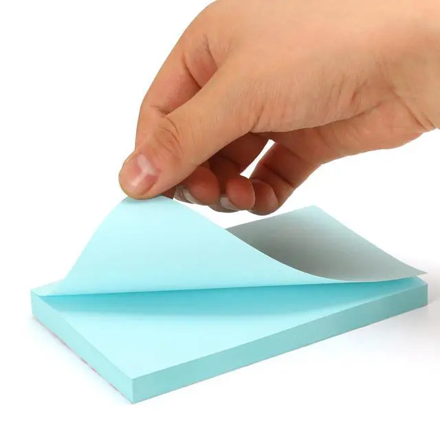 Alt view image 3 of 7 - 480 Sheets 3x5 Inches Large Sticky Notes,Self-Stick Post Stickies Colorful Super Sticking Power Memo Pads for Teacher Supply,School and Office