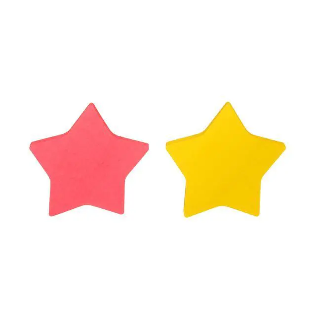 Alt view image 5 of 6 - Notes, Star Shape, Assorted Colors, 2.6x2.6 in, 2 Pads, 75 Sheets/Pad (7350-STR)