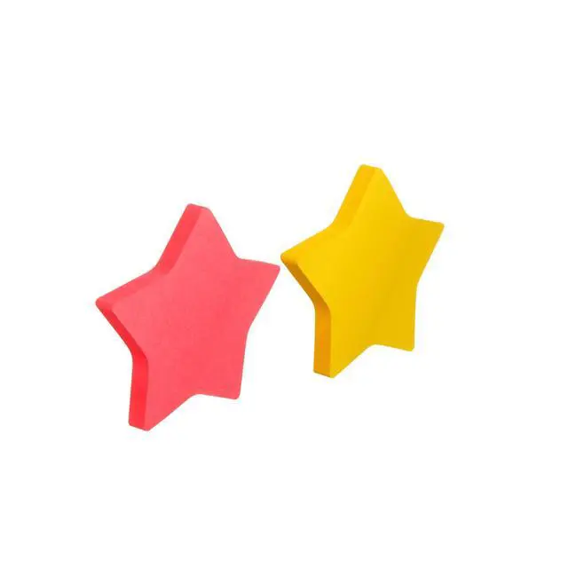 Alt view image 6 of 6 - Notes, Star Shape, Assorted Colors, 2.6x2.6 in, 2 Pads, 75 Sheets/Pad (7350-STR)