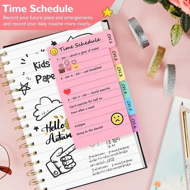 Alt view image 4 of 7 - Sticky Notes Set, Post Self-Stick Notes Pads for Journaling Notebook Planner Study, Office Supplies College Essentials Back to School Supplies for High School Students Teen Girl Gifts Preppy
