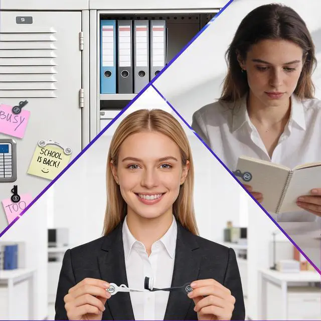 Alt view image 5 of 7 - Cable Organizers Magnetic Cable Clips Earbuds Cords Winder Bookmark Clips Whiteboard Noticeboard Fridge Magnets USB Cable Manager Ties Straps for Home,Office,School 5 Pack Gray White Black