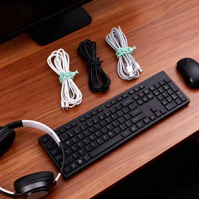 Alt view image 4 of 4 - Silicone Cable Ties, Cable Cord Organizer Straps for Charging Wire