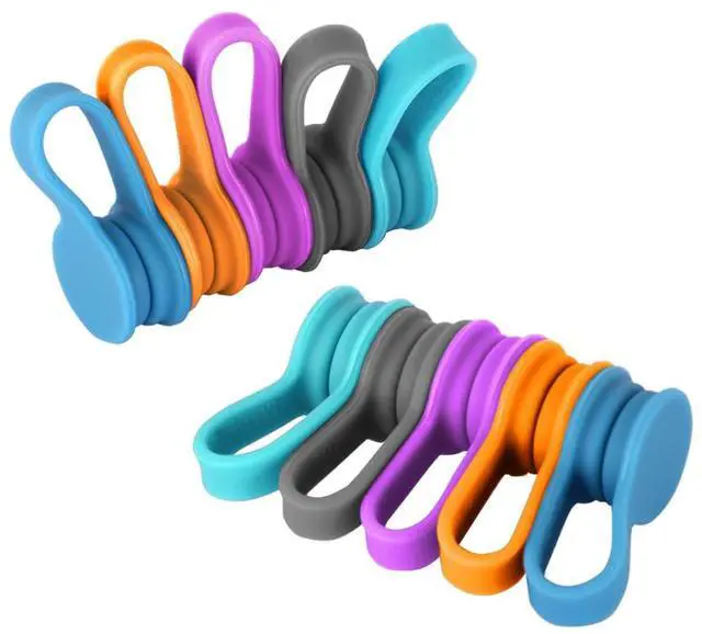 Main image of Magnetic Cable Ties,Silicone Cord Twist Ties