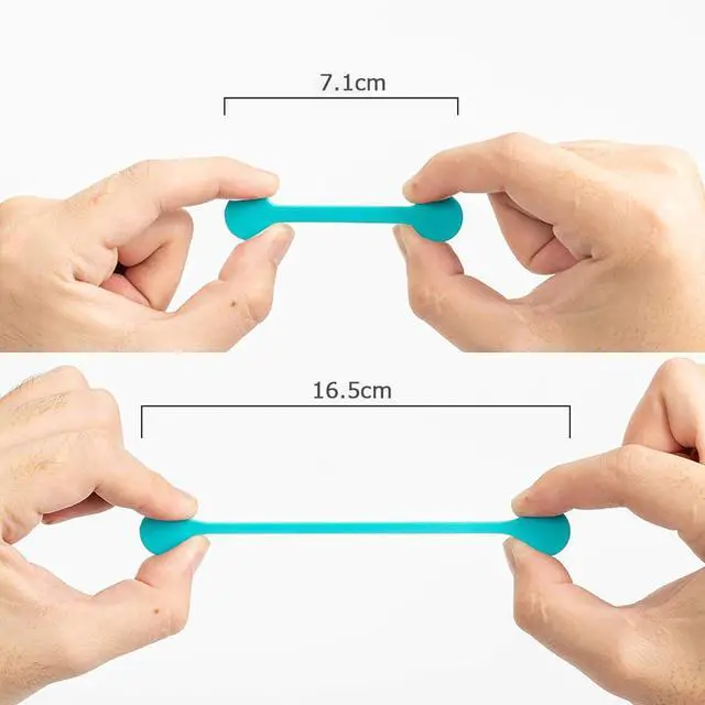Alt view image 5 of 5 - Magnetic Cable Ties,Silicone Cord Twist Ties