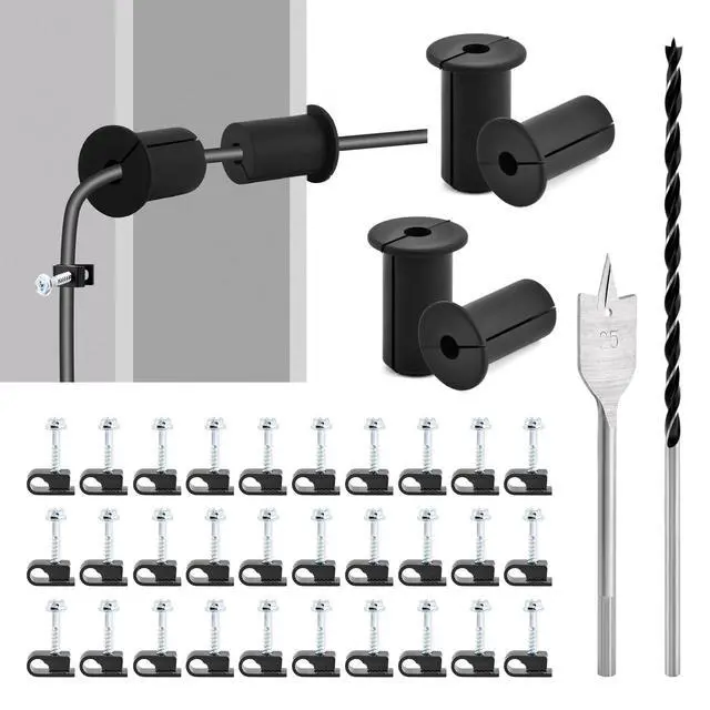 Alt view image 7 of 7 - Starlink Cable Routing Kit for 3/4'' Wall Hole, Starlink Installation Kit