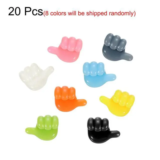 Alt view image 3 of 6 - Cable Clips Silicone Cable Management for Cord Organizer Cable Clips Bedroom Nightstand Wire Desk Table Accessories Office Spaces Car Random Colors
