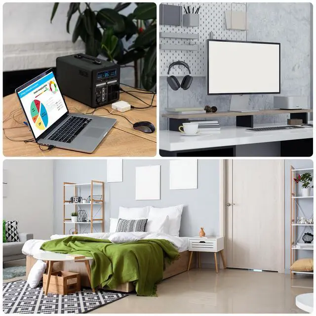 Alt view image 6 of 6 - Cable Clips Silicone Cable Management for Cord Organizer Cable Clips Bedroom Nightstand Wire Desk Table Accessories Office Spaces Car Random Colors