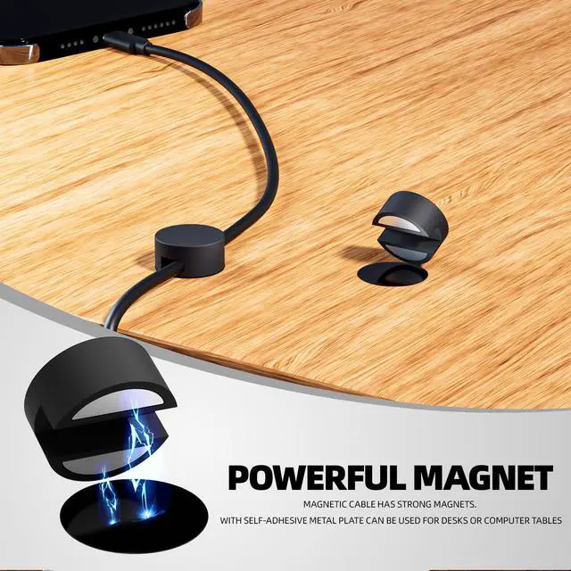 Alt view image 5 of 7 - Magnetic Cord Holder Cable Management,Magnetic Wire Holder