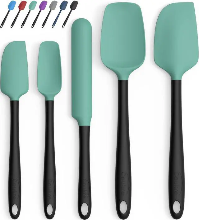 Main image of Silicone Spatula Set of 5,High Temperature Resistant, Food Grade Silicone, Dishwasher Safe, for Baking, Cooking