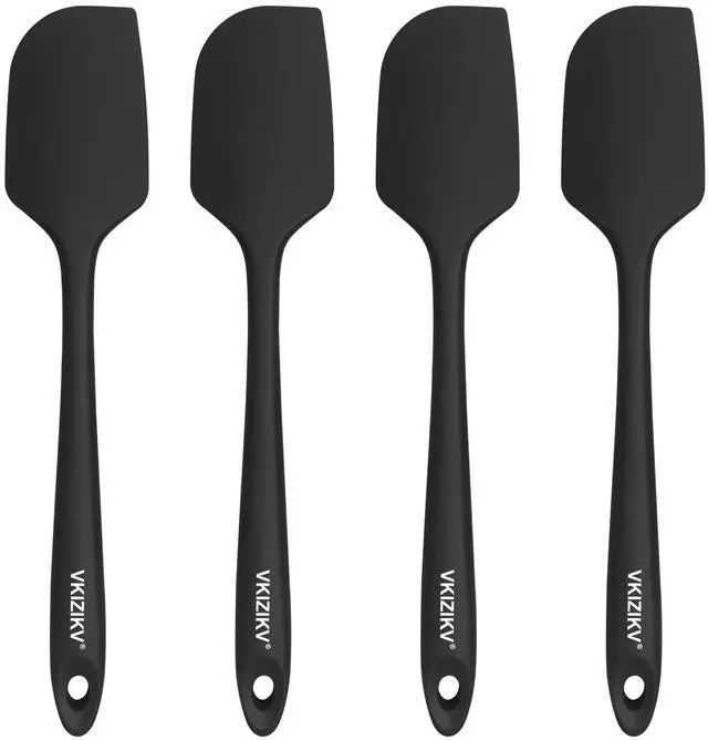 Main image of Silicone Spatula Set, 11.4 In, 600°F Heat Resistant (Black)