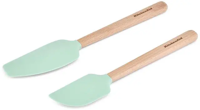 Main image of Beechwood Spatula Set, 2-Piece, Spearmint