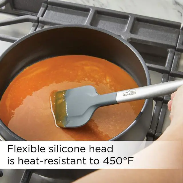 Alt view image 4 of 7 - Specialty Silicone Kitchen Gadgets 5 Piece Set, Spatulas Kitchen Tools, Kitchen Hacks Black