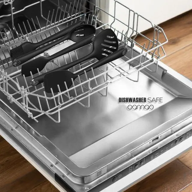 Alt view image 5 of 7 - Silicone Kitchen Utensils Set,Utensils Sets for Cooking,Dishwasher Safe