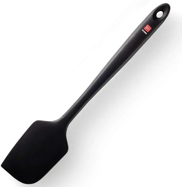Main image of Seamless Series Pro 14 Inch Extra Large Silicone Spatula - 600°F Heat-Resistant Rubber Spatula - Great for Baking, Cooking, and Scraping - BPA Free and LFGB Certified Food Safe Silicone (Black)