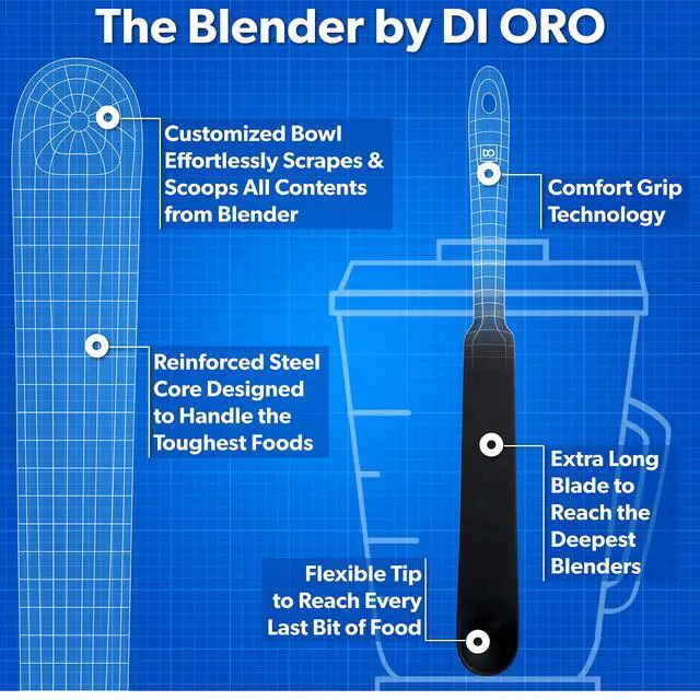 Alt view image 3 of 7 - Silicone Blender & Jar Spatulas - Heat Resistant Kitchen Utensil Set for Cooking, Mixing, Baking, & Scraping